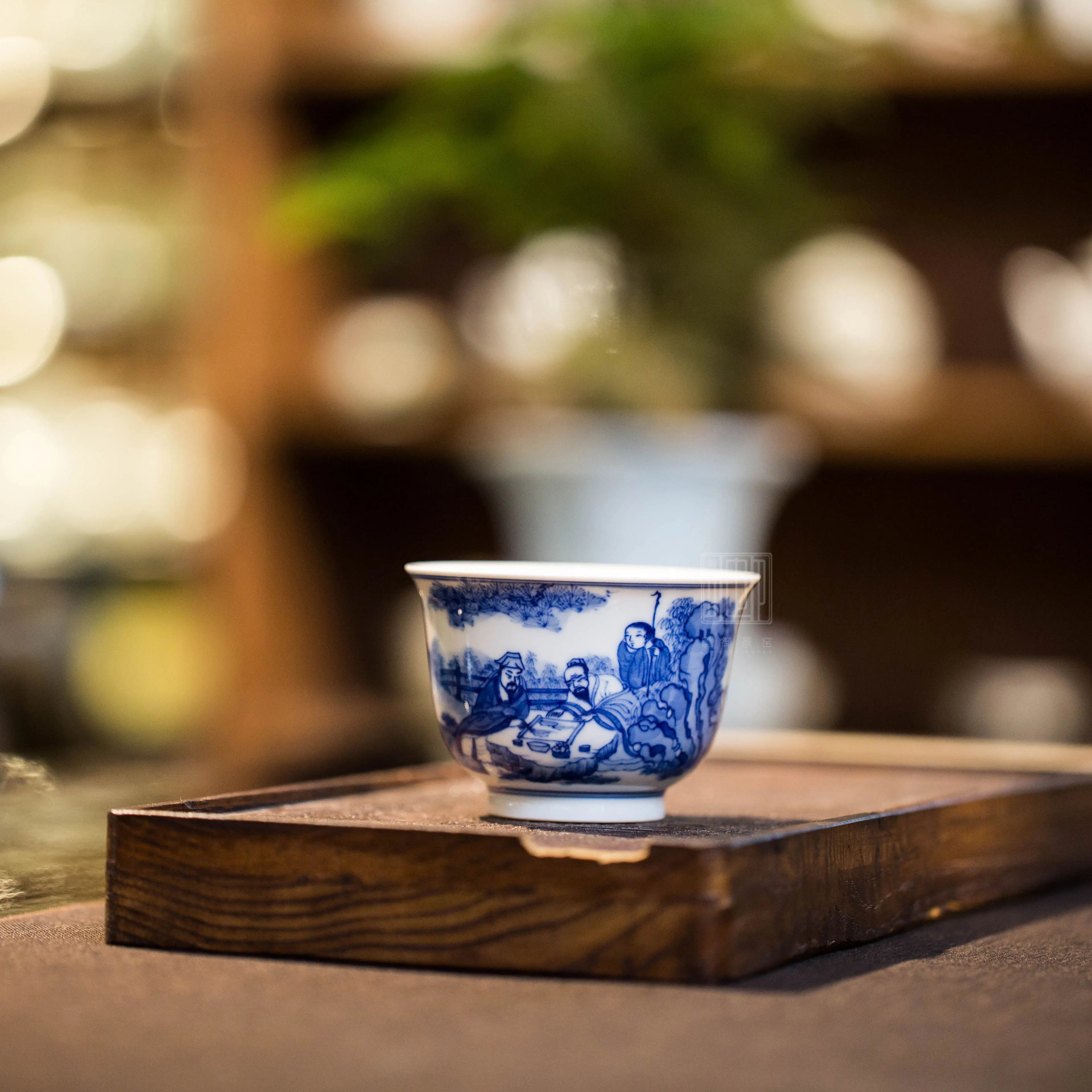 Dui Yi Tu - Jing De Zhen Porcelain Teacup zycschina