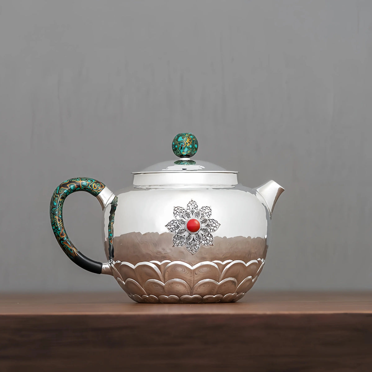 Duo Zhi 200cc - Handmade silver pot zycschina