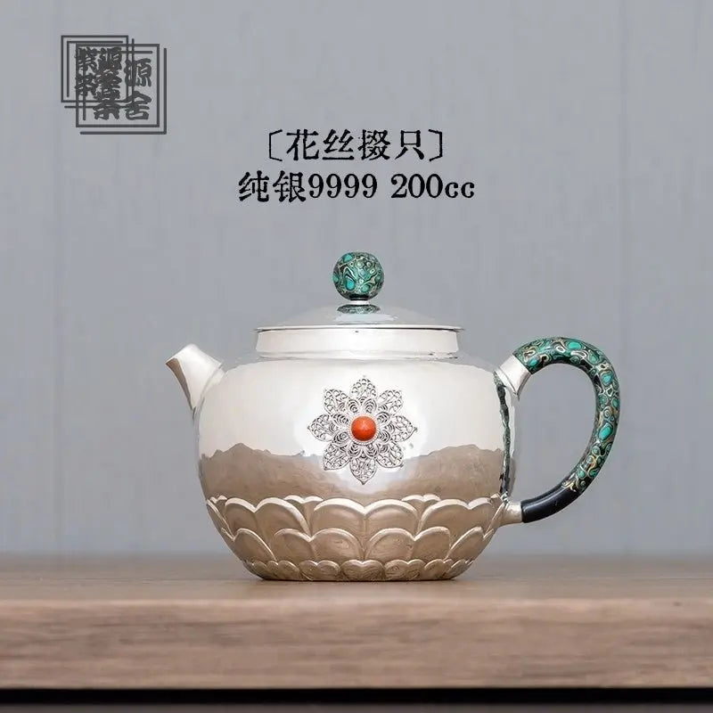 Duo Zhi 200cc - Handmade silver pot zycschina