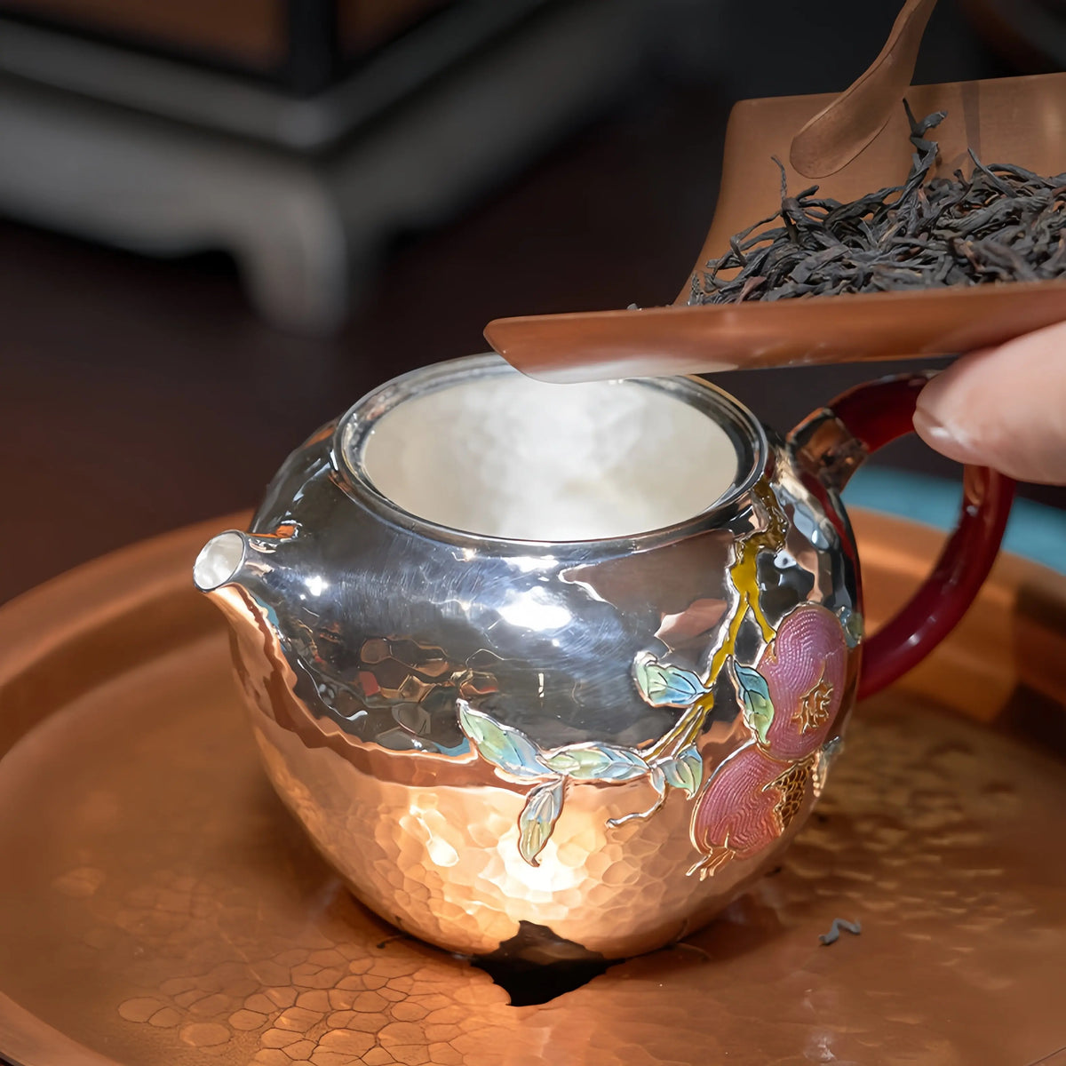 Fa Lang Shi Liu 150cc - Handmade silver pot zycschina