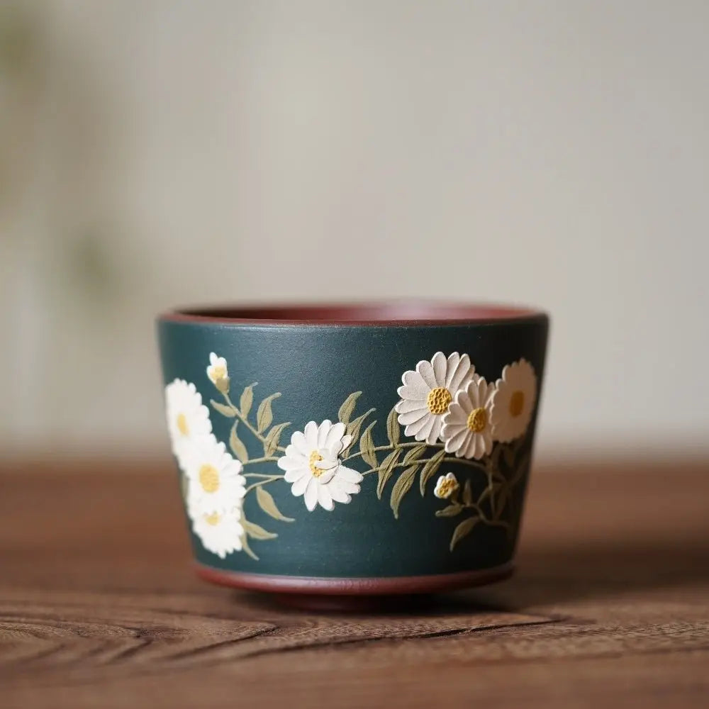 Fan Hua 120cc - Yixing Handmade Teacup 江苏宜兴