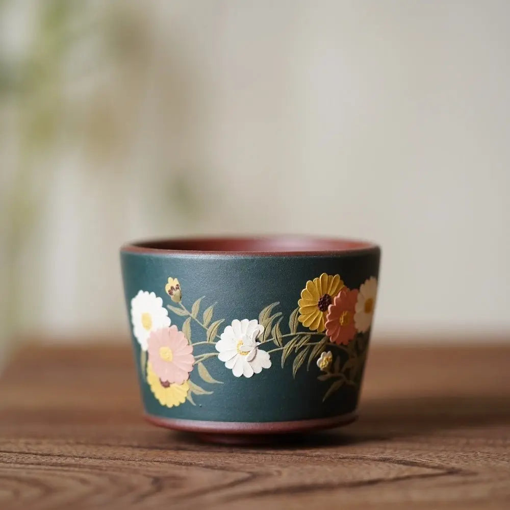 Fan Hua 120cc - Yixing Handmade Teacup 江苏宜兴