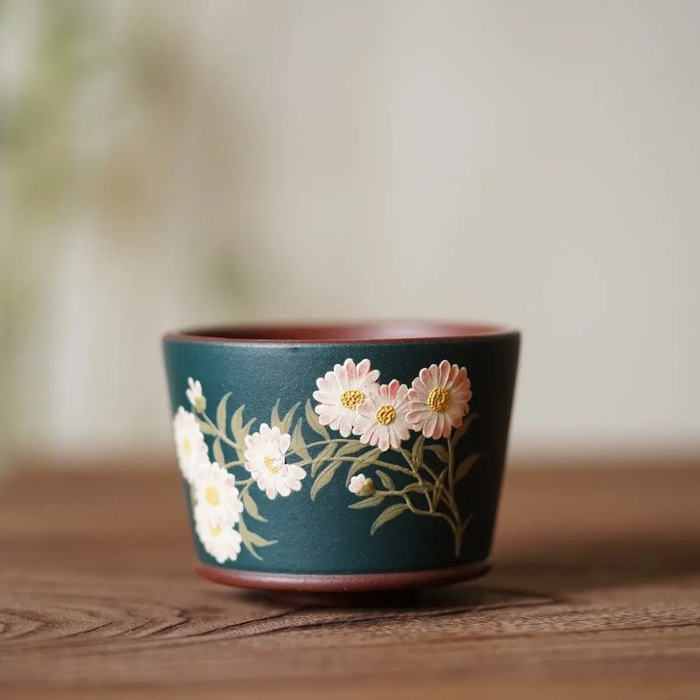 Fan Hua 120cc - Yixing Handmade Teacup 江苏宜兴