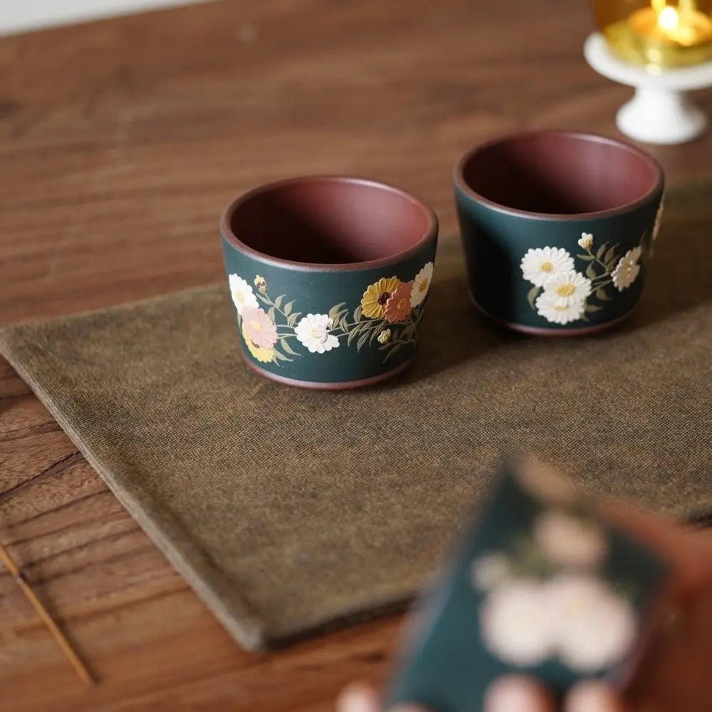 Fan Hua 120cc - Yixing Handmade Teacup 江苏宜兴