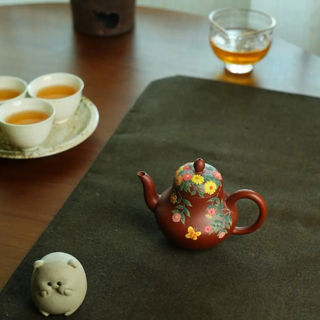 Fan Hua Si Ting 110cc - Yixing Handmade Teapot 江苏宜兴