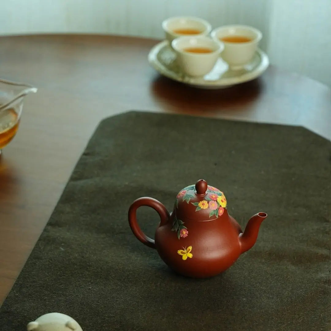 Fan Hua Si Ting 110cc - Yixing Handmade Teapot 江苏宜兴