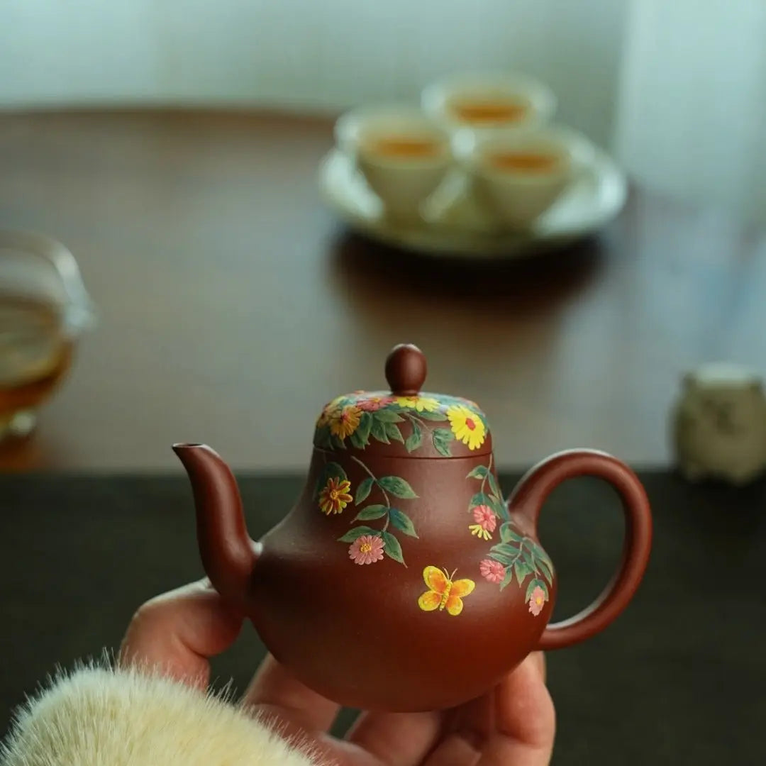 Fan Hua Si Ting 110cc - Yixing Handmade Teapot 江苏宜兴
