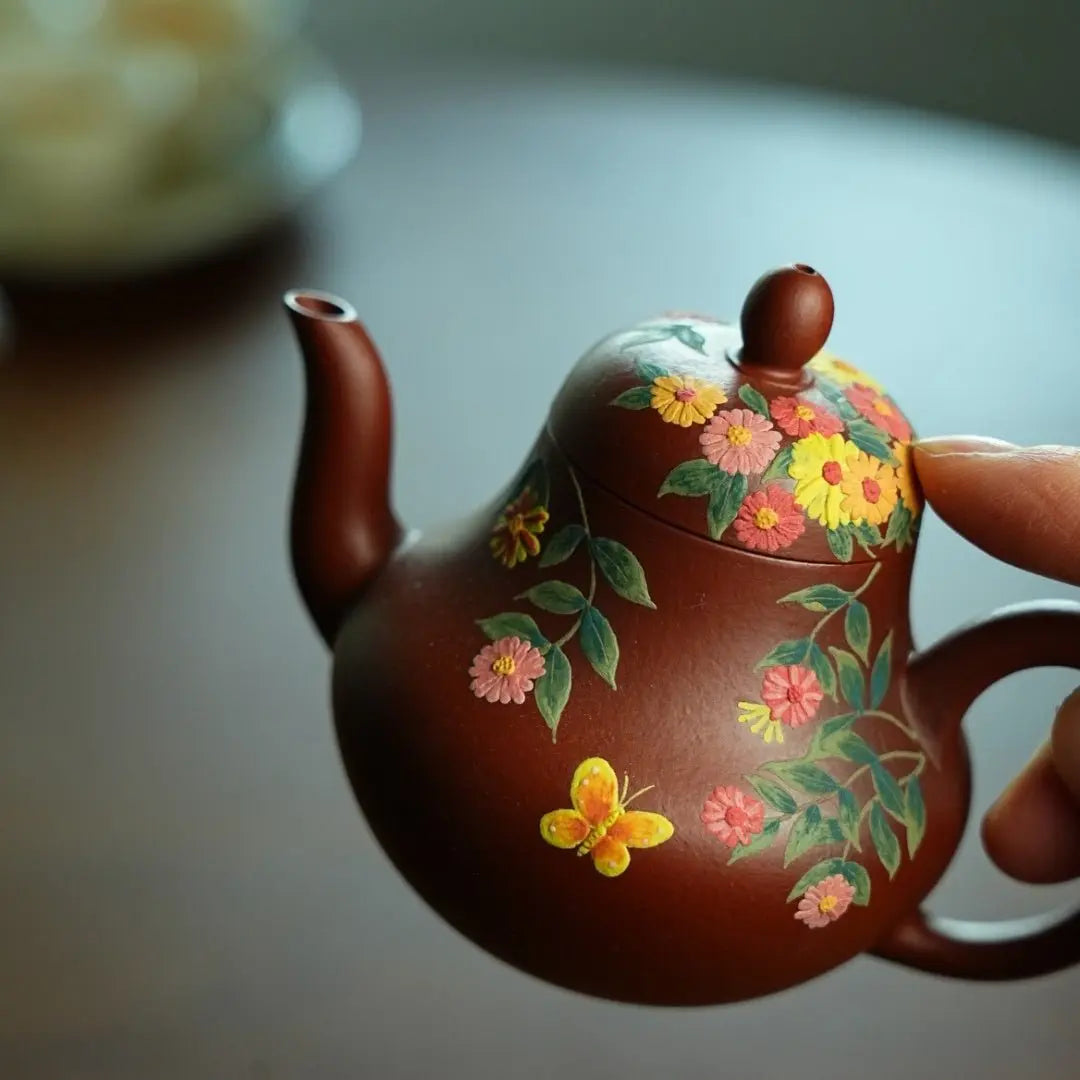 Fan Hua Si Ting 110cc - Yixing Handmade Teapot 江苏宜兴