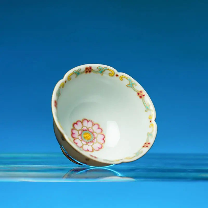Fan Hua Ying Die 130cc - Jing De Zhen Porcelain Teapot zycschina