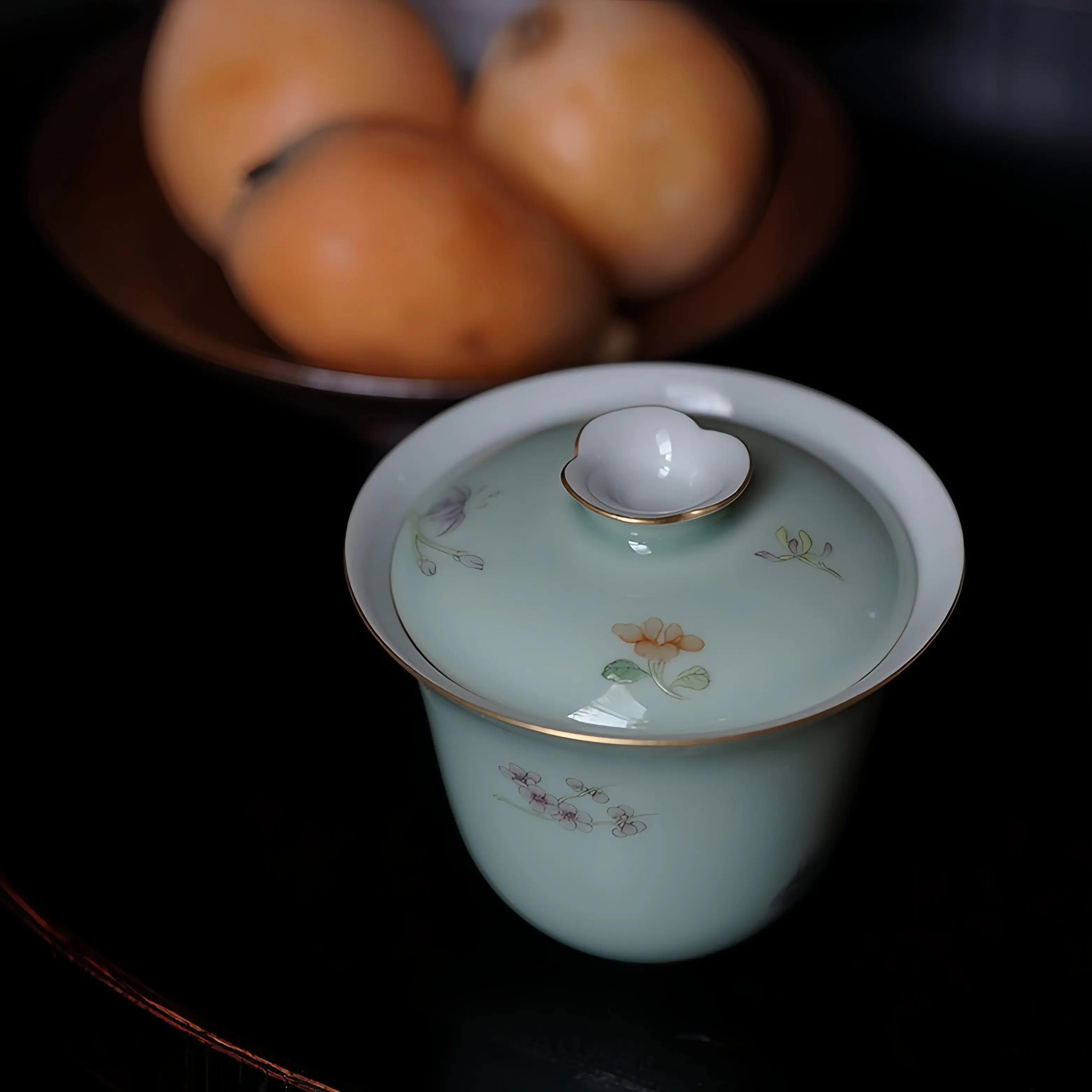Fen Qing Luo Xiang 145cc - Jing De Zhen Porcelain Gaiwan zycschina