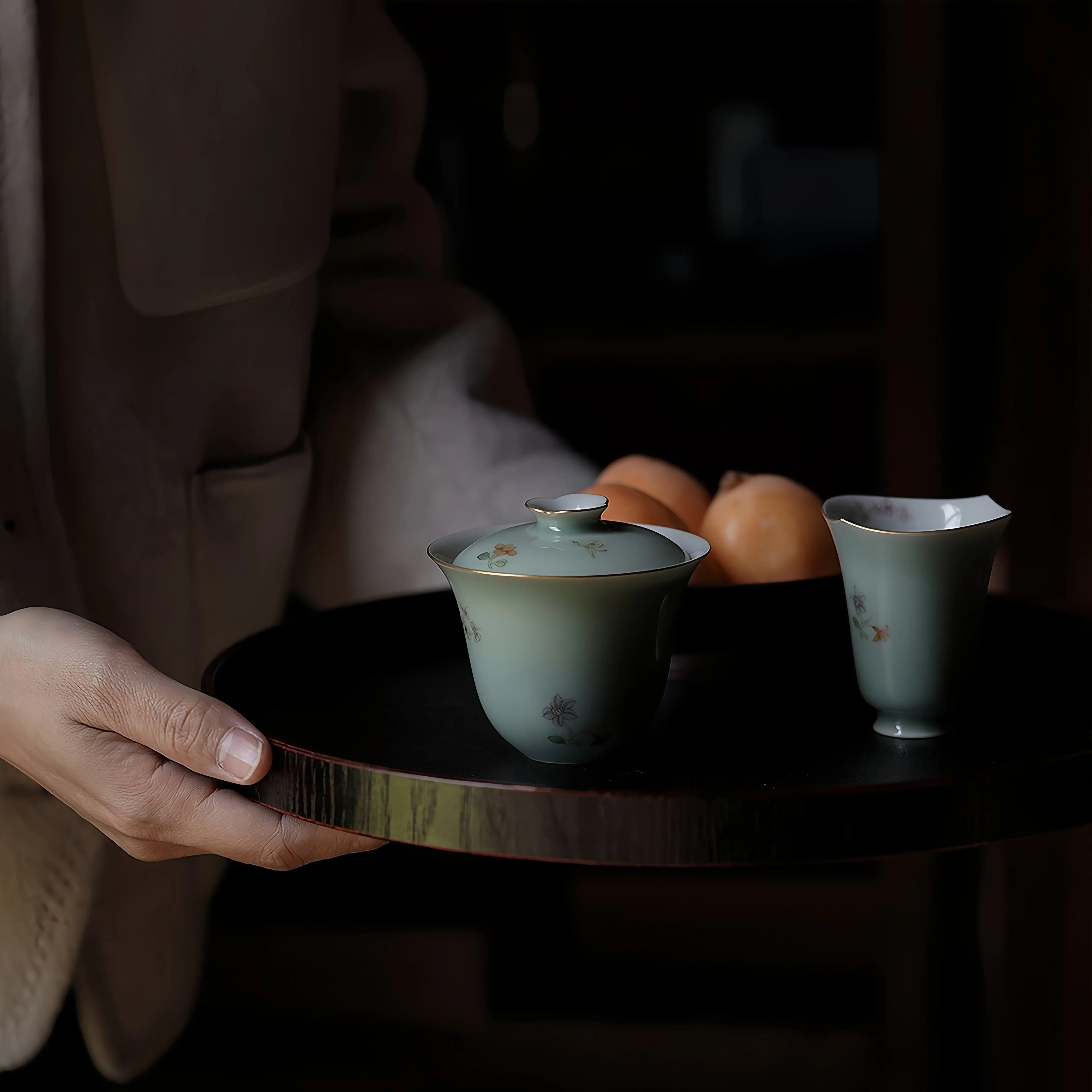 Fen Qing Luo Xiang 145cc - Jing De Zhen Porcelain Gaiwan zycschina