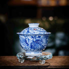 Feng Chuan Mu Dan 150cc - Jing De Zhen Porcelain Gaiwan zycschina