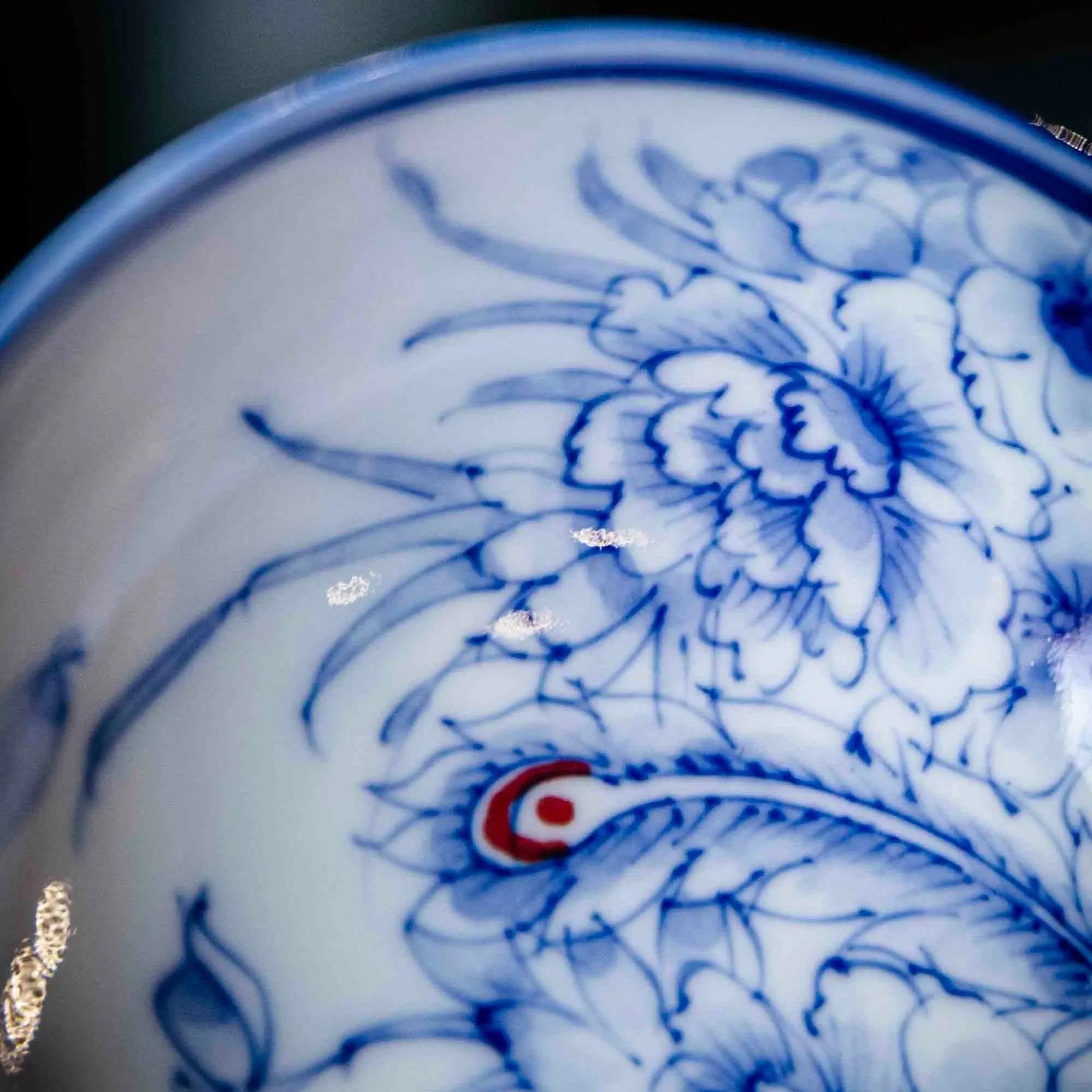Feng Chuan Mu Dan 150cc - Jing De Zhen Porcelain Gaiwan zycschina