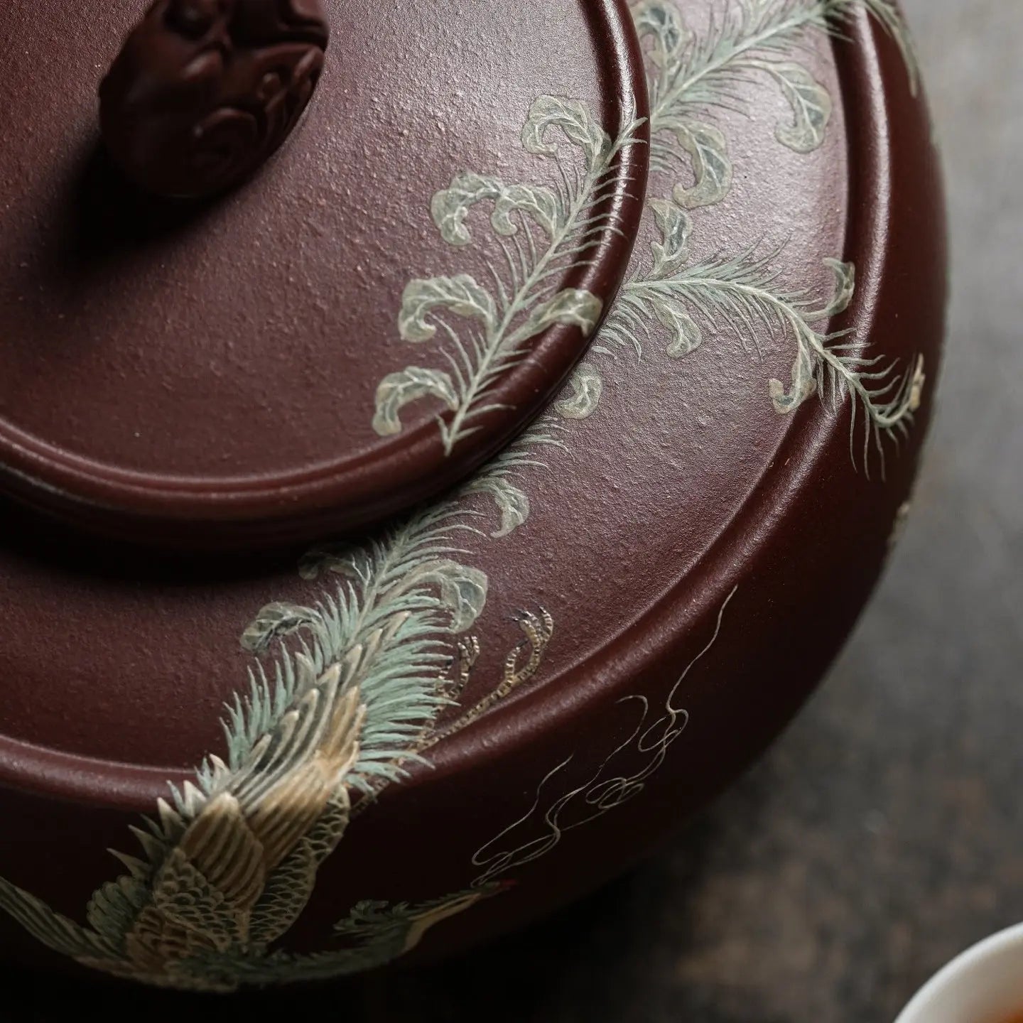 Feng Wu Jiu Tian - Yixing Handmade Zisha Teacan 江苏宜兴