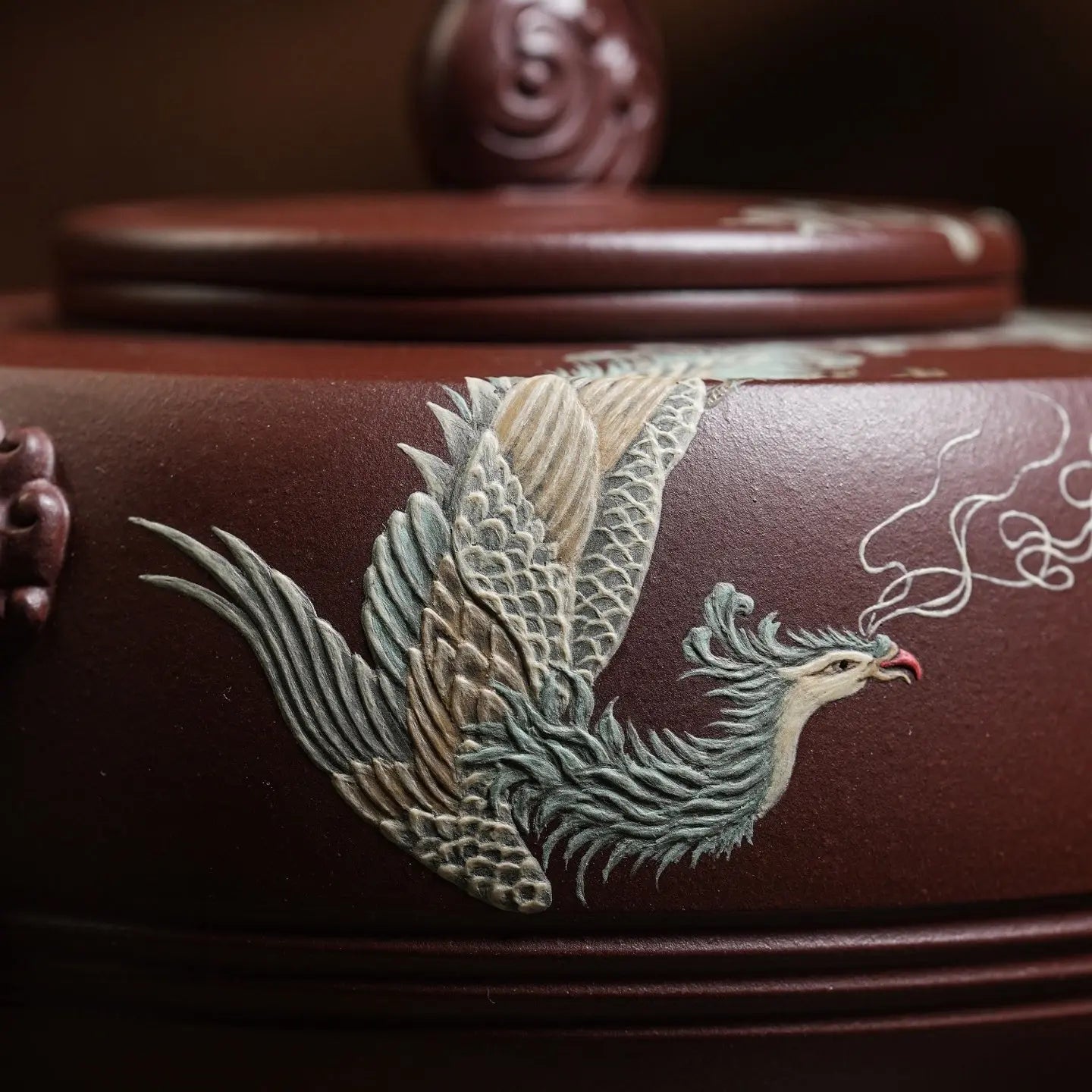 Feng Wu Jiu Tian - Yixing Handmade Zisha Teacan 江苏宜兴