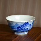 Fu Chun Shan Ju 165cc - Jing De Zhen Porcelain Gaiwan zycschina