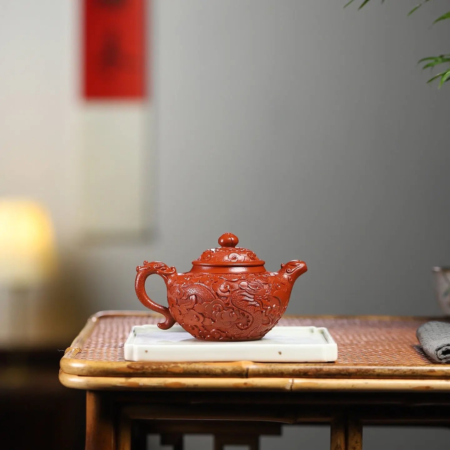 Fu DIao Lian Zi 210cc - Yixing Handmade Teapot 江苏宜兴
