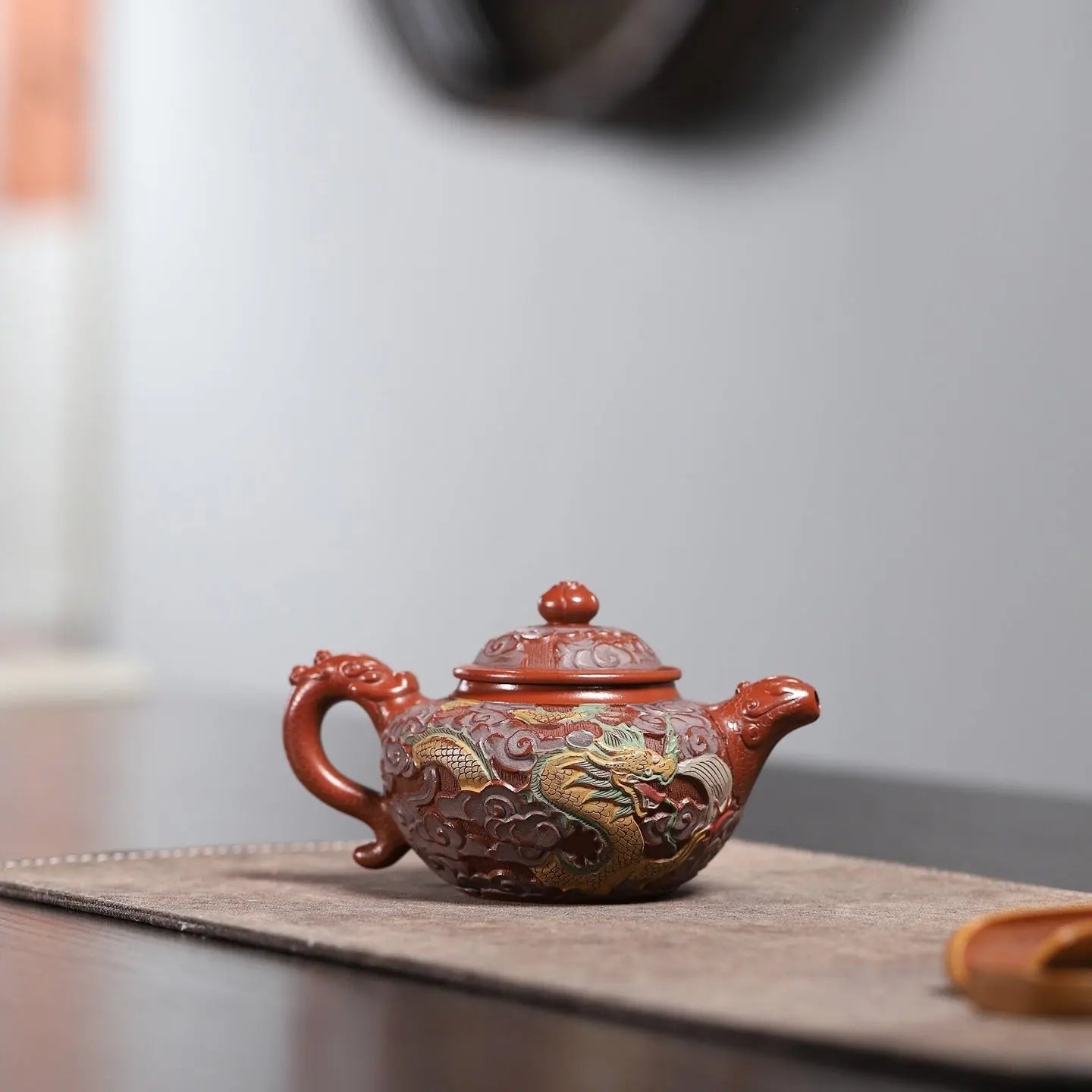 Fu Diao Lian Zi 180cc - Yixing Handmade Teapot 江苏宜兴