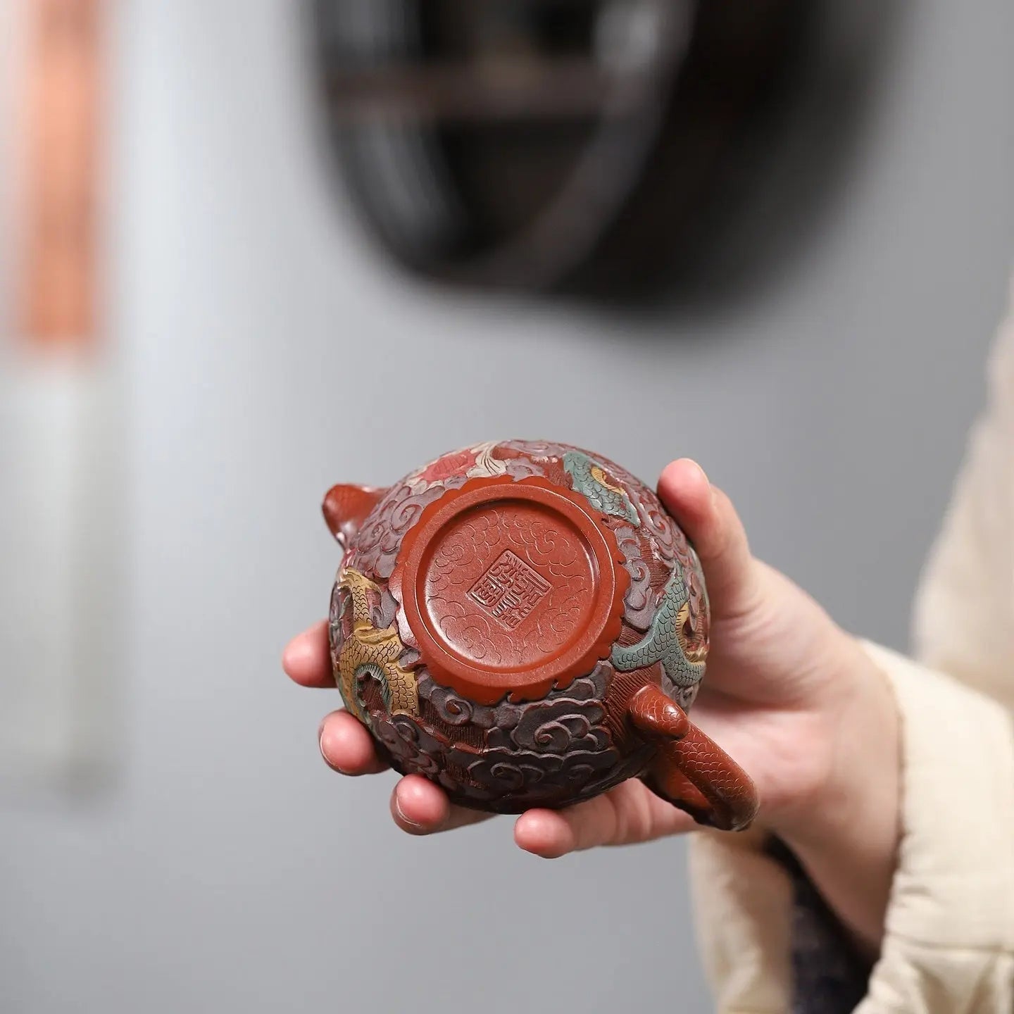 Fu Diao Lian Zi 180cc - Yixing Handmade Teapot 江苏宜兴