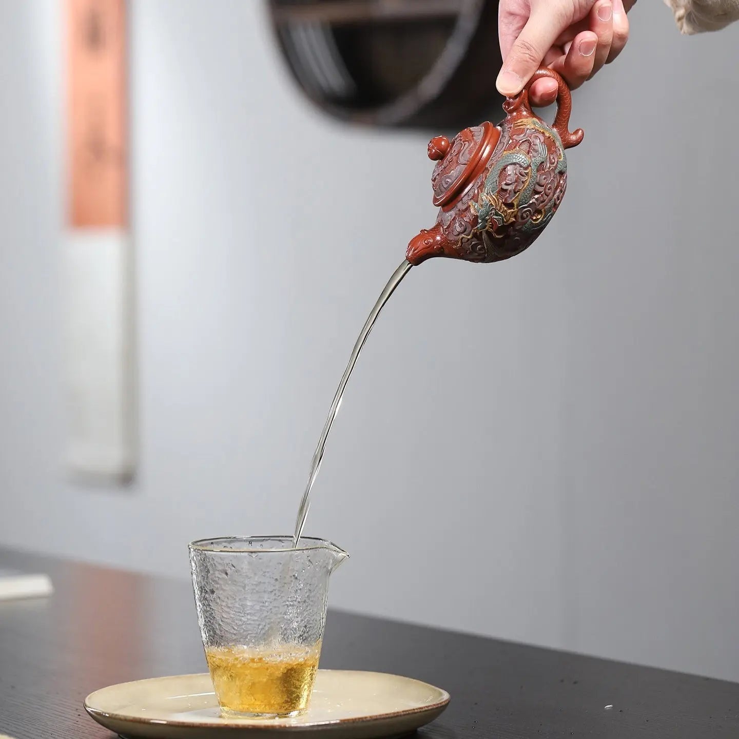 Fu Diao Lian Zi 180cc - Yixing Handmade Teapot 江苏宜兴