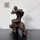Fu Hu Luo Han - Zisha Sculpture zycschina