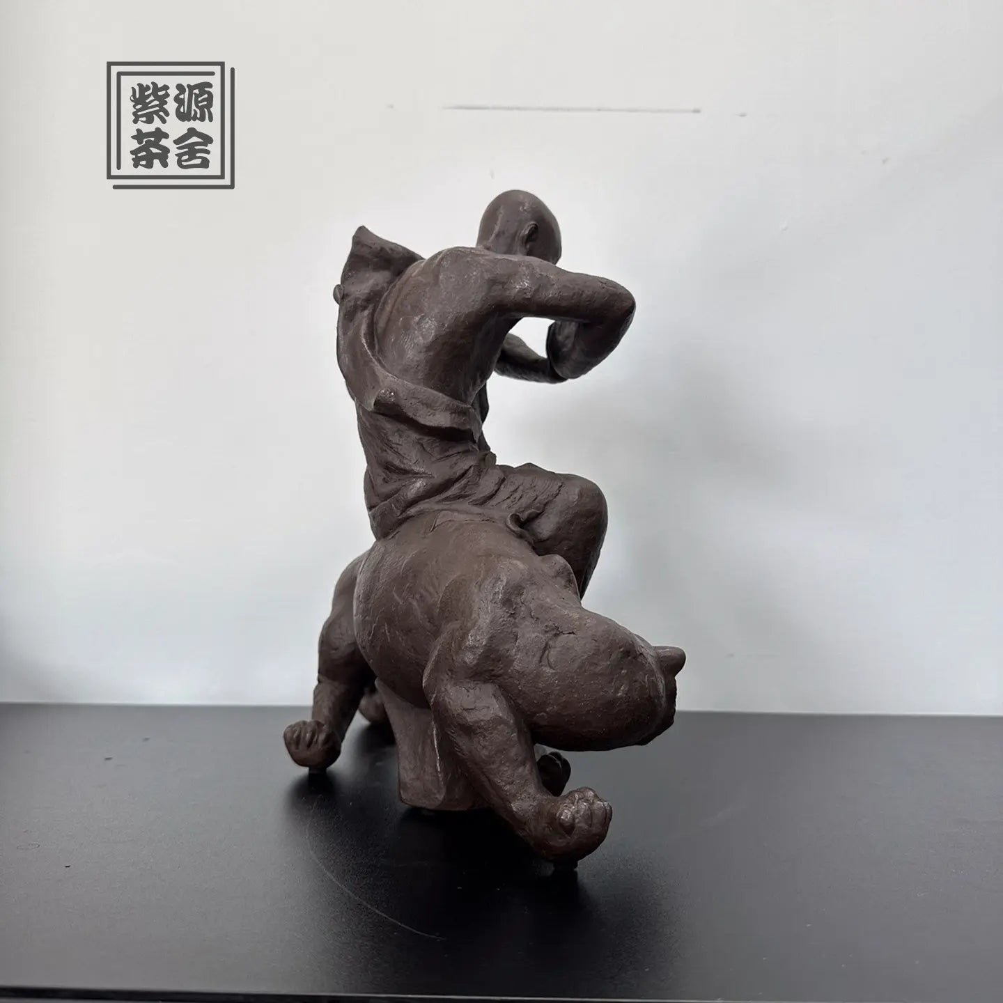Fu Hu Luo Han - Zisha Sculpture zycschina