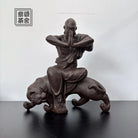 Fu Hu Luo Han - Zisha Sculpture zycschina