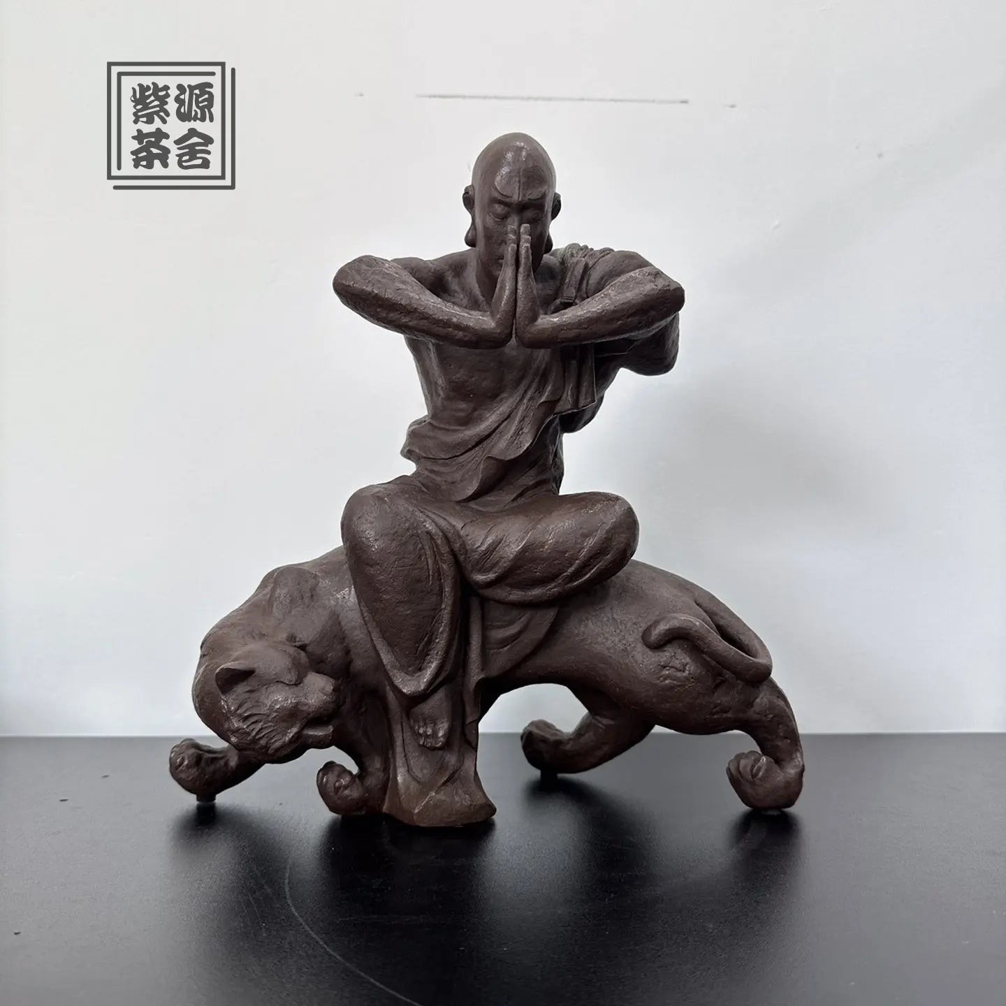 Fu Hu Luo Han - Zisha Sculpture zycschina
