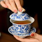 Fu Lu 135cc - Jing De Zhen Porcelain Gaiwan zycschina