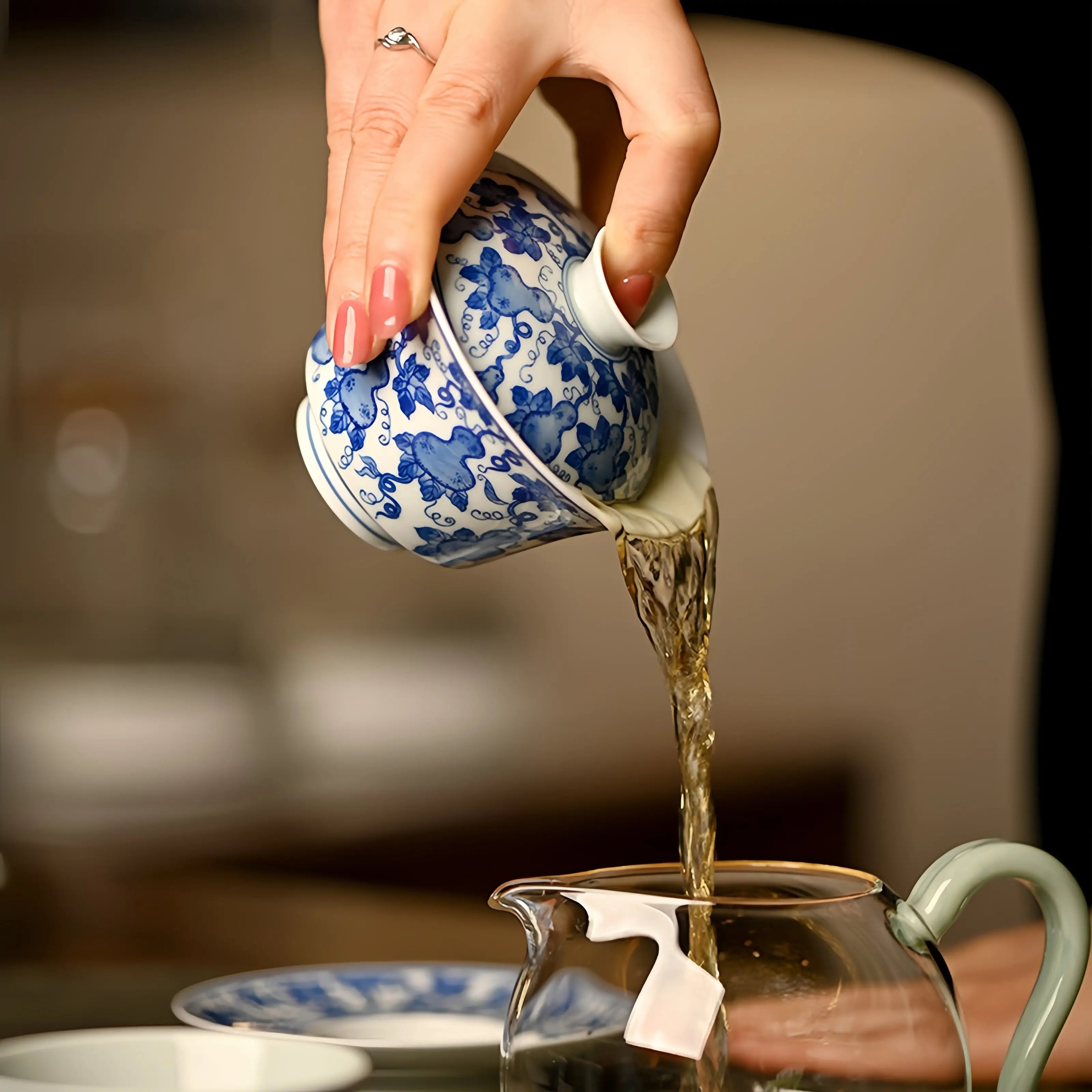 Fu Lu 135cc - Jing De Zhen Porcelain Gaiwan zycschina