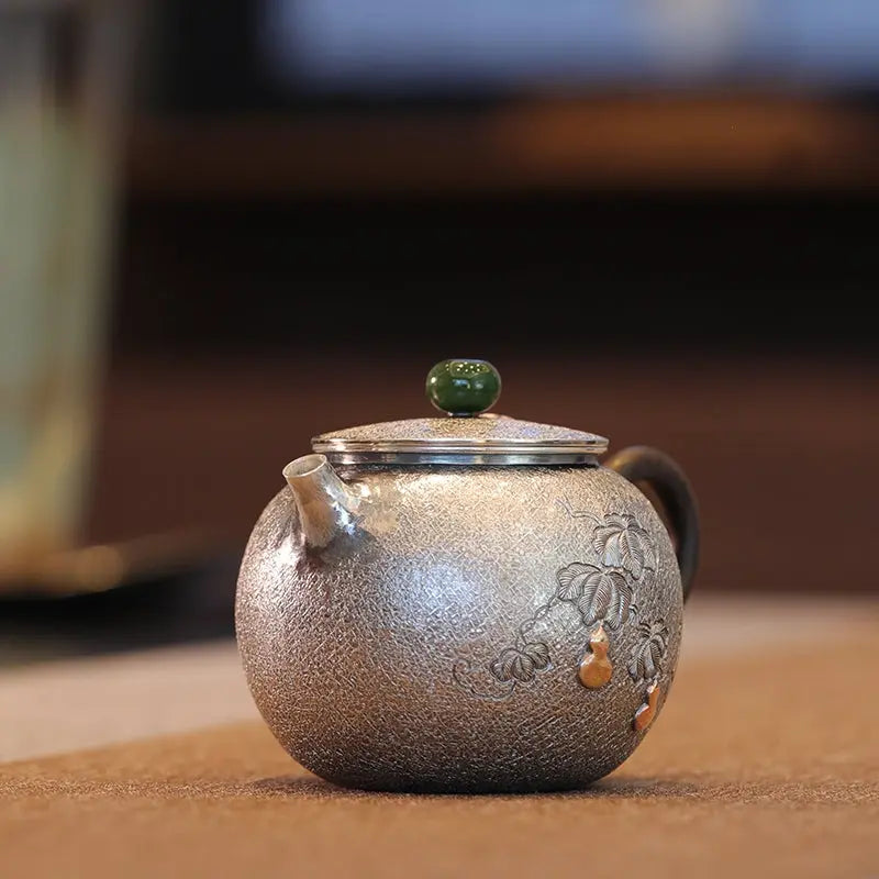 Fu Lu 170cc - Handmade silver pot zycschina
