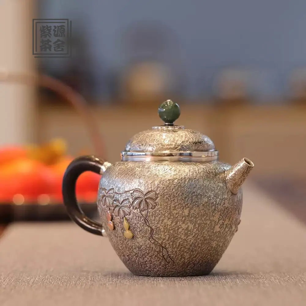 Fu Lu 200cc - Handmade silver pot zycschina