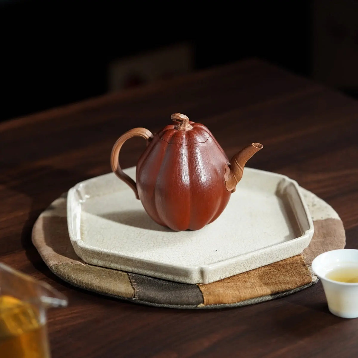 Fu Lu Nan Gua 180cc - Yixing Handmade Teapot 江苏宜兴