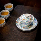 Fu Lu Ru Yi - Jing De Zhen Porcelain Gaiwan zycschina