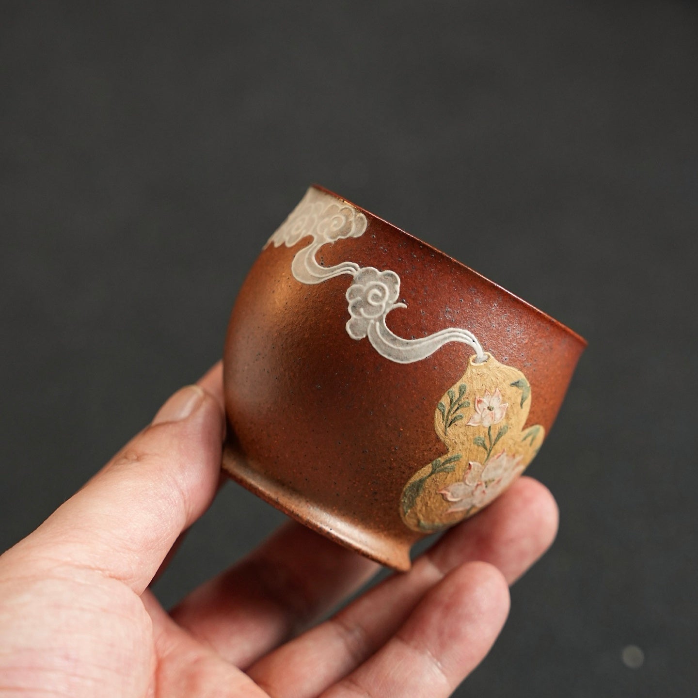Fu Lu Yuan Rong 130cc - Yixing Handmade Teacup 江苏宜兴