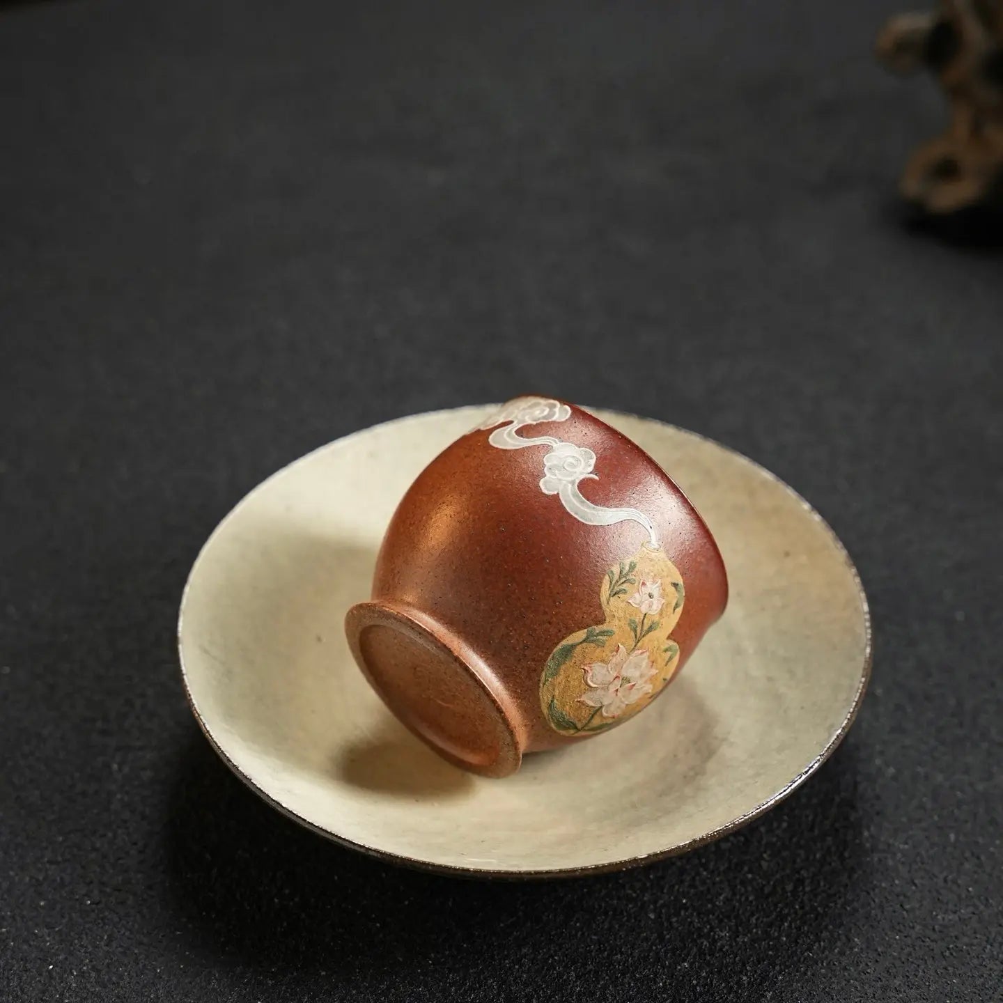 Fu Lu Yuan Rong 130cc - Yixing Handmade Teacup 江苏宜兴