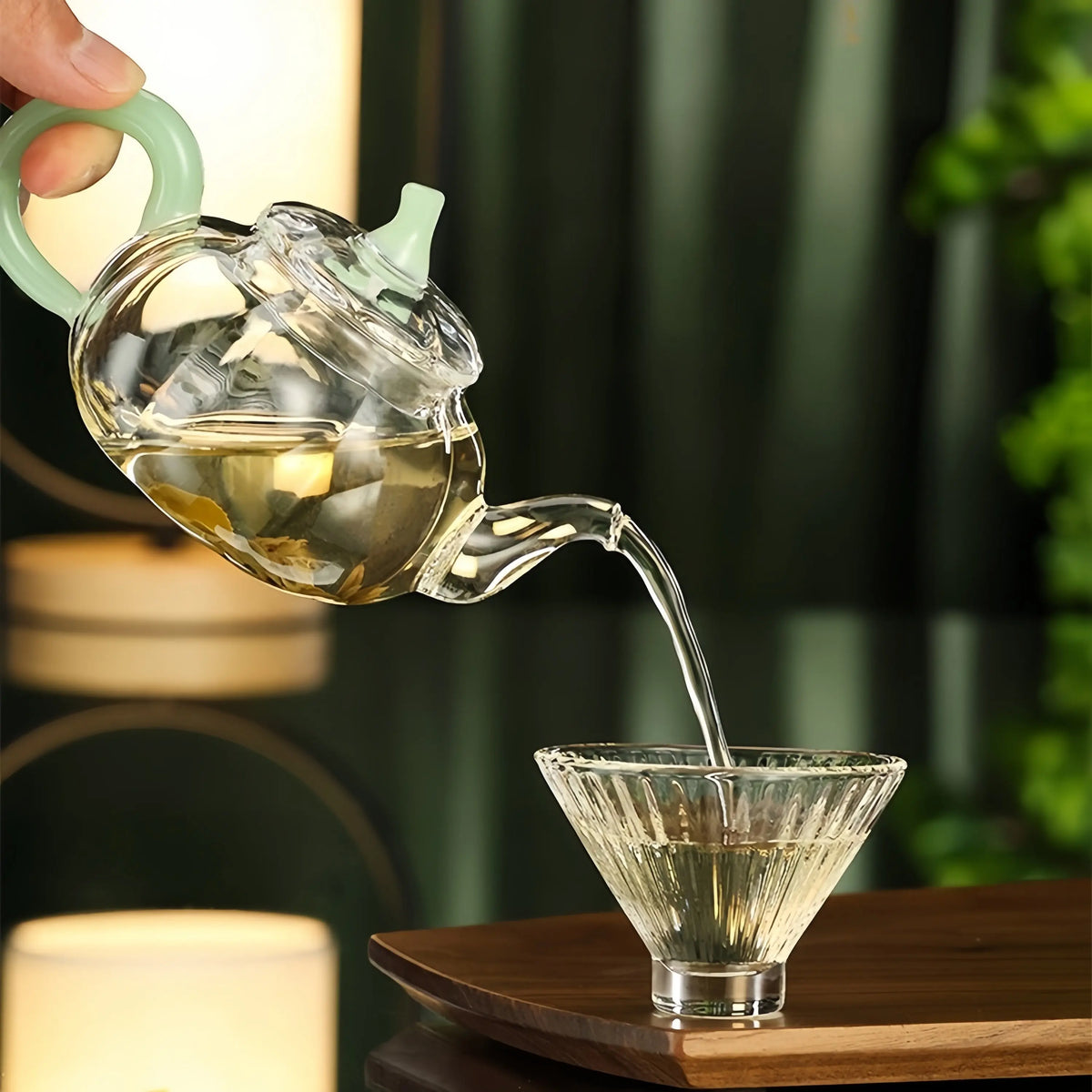 Fu Man 180cc - Glass teapot zycschina