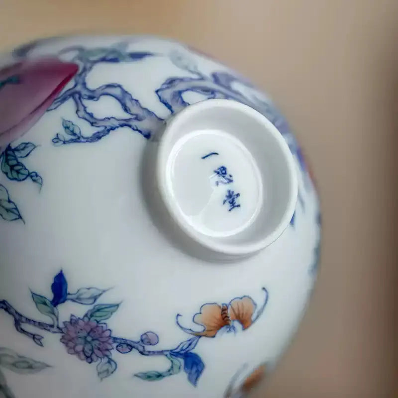 Fu Shou Lian Mian - Jing De Zhen Porcelain Teacup zycschina