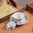 Fu Shou Mian Mian - Jing De Zhen Porcelain Gaiwan zycschina
