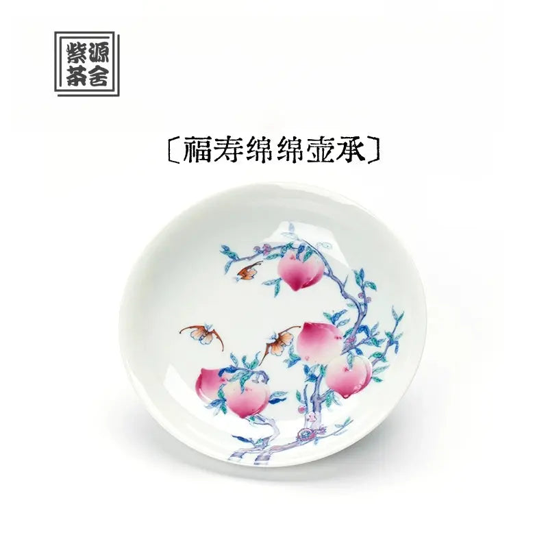 Fu Shou Mian Mian - Jing De Zhen Porcelain Gaiwan zycschina