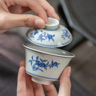 Fu Shou San Duo - Jing De Zhen Porcelain Gaiwan zycschina