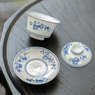 Fu Shou San Duo - Jing De Zhen Porcelain Gaiwan zycschina