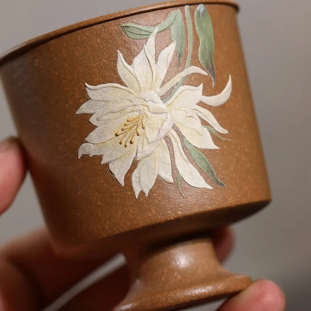Gao JIao Bei 80cc - Yixing Handmade Teacup 江苏宜兴