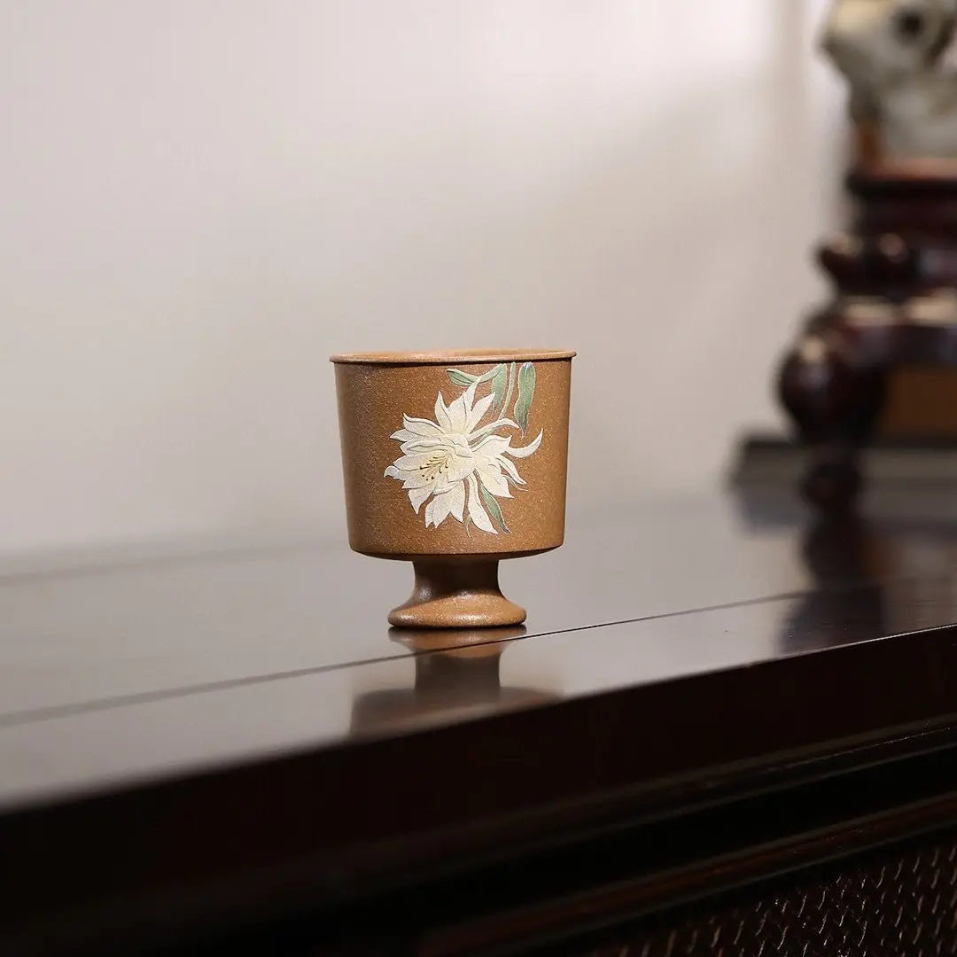 Gao JIao Bei 80cc - Yixing Handmade Teacup 江苏宜兴