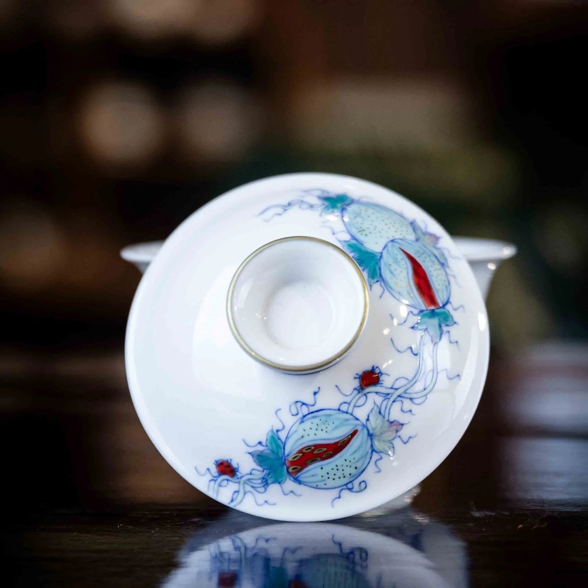 Gua Die Mian Mian 110cc - Jing De Zhen Porcelain Gaiwan zycschina