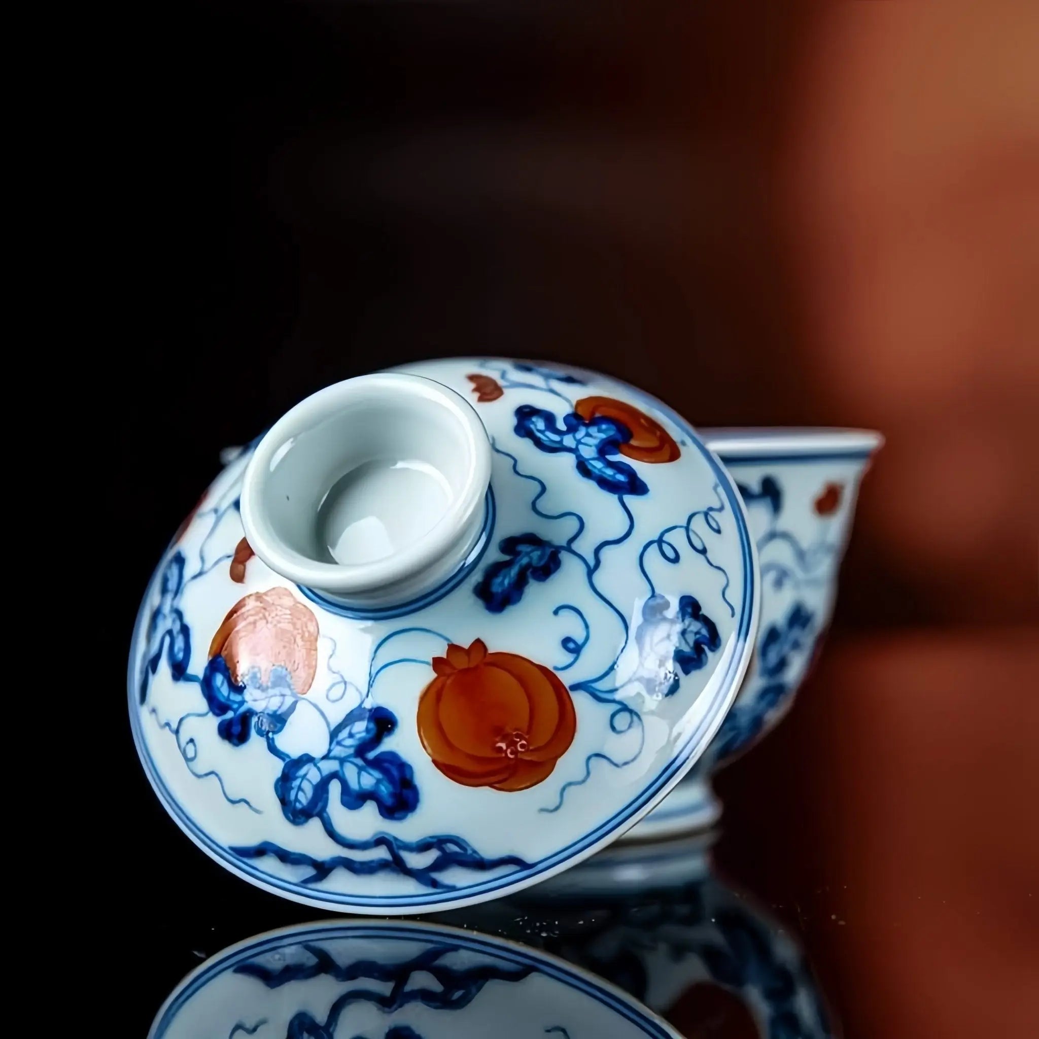 Gua Die Mian Mian 150cc - Jing De Zhen Porcelain Gaiwan zycschina