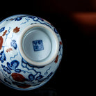 Gua Die Mian Mian 150cc - Jing De Zhen Porcelain Gaiwan zycschina