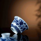 Gua Die Mian Mian 175cc - Jing De Zhen Porcelain Gaiwan zycschina