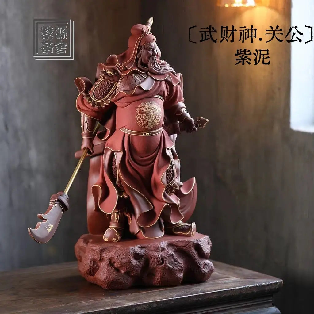 Guan Gong - Zisha Sculpture 江苏宜兴