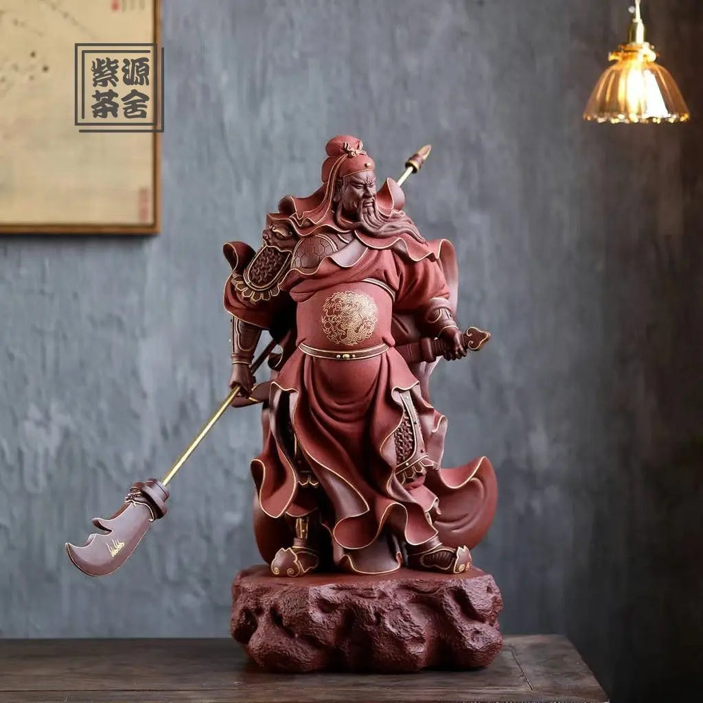 Guan Gong - Zisha Sculpture 江苏宜兴